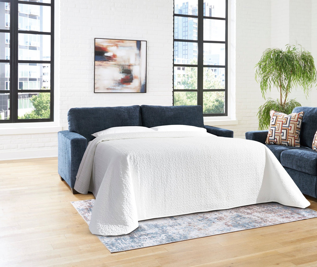 Aviemore Ink Queen Sofa Sleeper - Rooms For Less Furniture Outlet