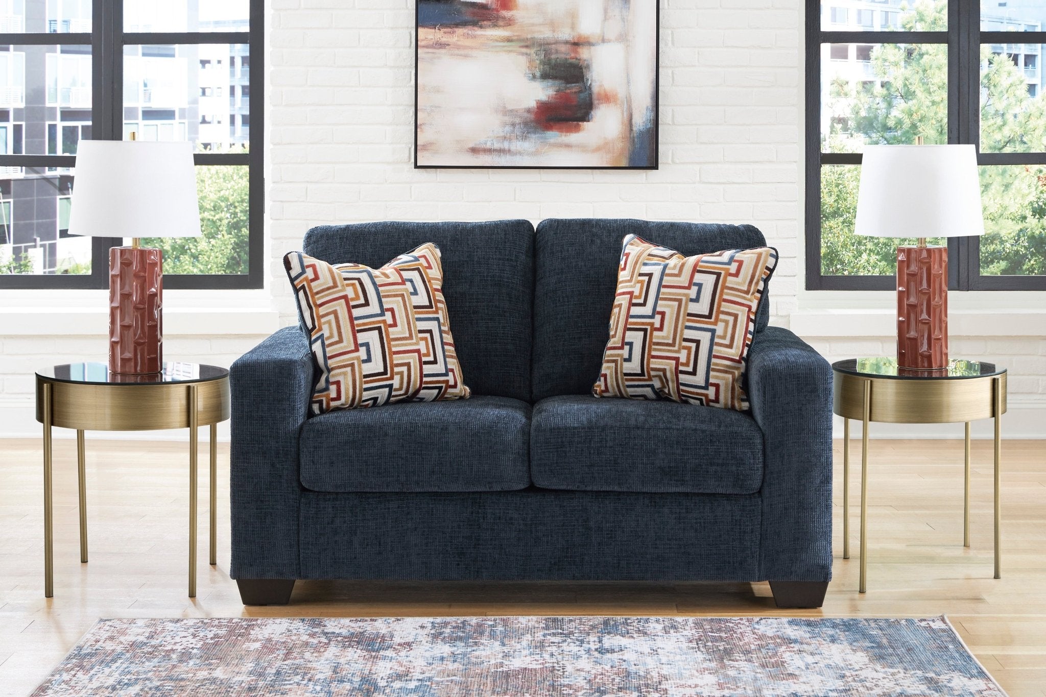 Aviemore Ink Sofa and Loveseat - Rooms For Less Furniture Outlet