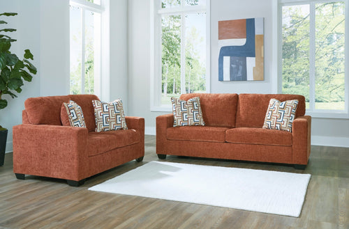 Aviemore Spice Sofa and Loveseat - Rooms For Less Furniture Outlet