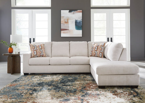 Aviemore Stone 2 - Piece Sectional with Chaise - Rooms For Less Furniture Outlet