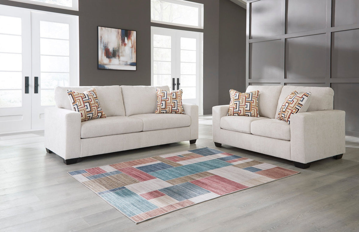 Aviemore Stone Sofa and Loveseat - Rooms For Less Furniture Outlet
