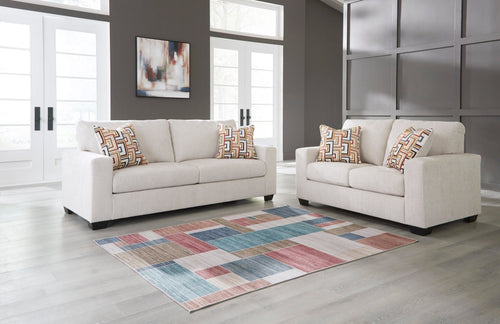 Aviemore Stone Sofa and Loveseat - Rooms For Less Furniture Outlet