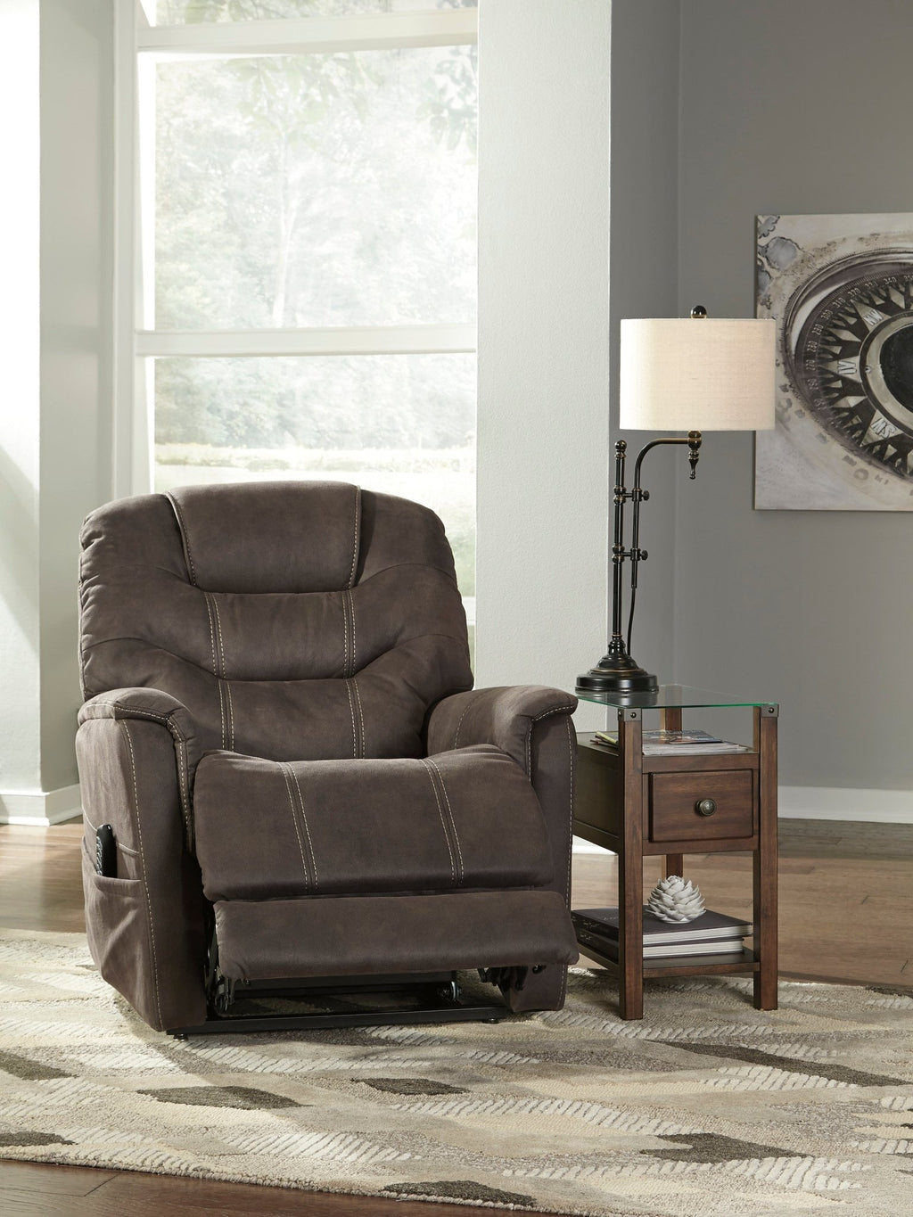 Ballister Triple Power Lift Recliner - Rooms For Less Furniture Outlet