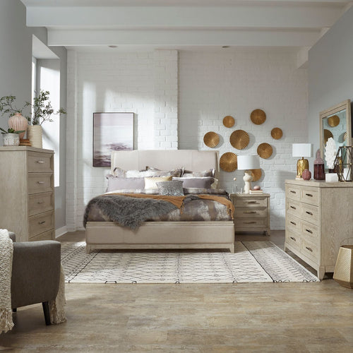 Belmar King Upholstered Bed - Rooms For Less Furniture Outlet