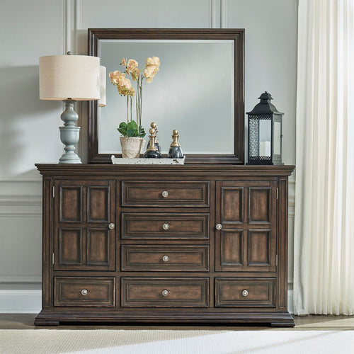 Big Valley 2 Door 6 Drawer Dresser - Rooms For Less Furniture Outlet