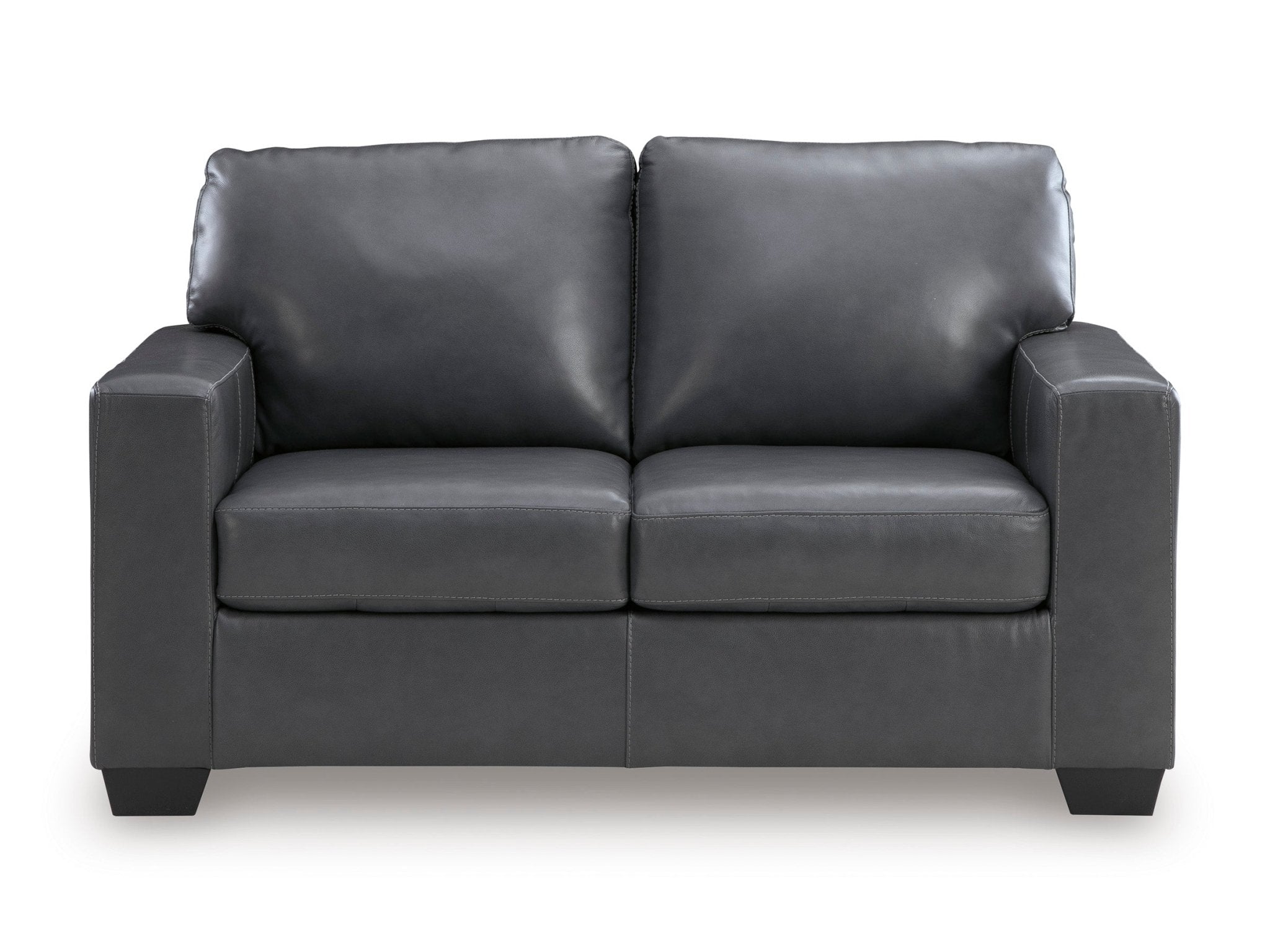 Bolsena Admiral Leather Loveseat - Rooms For Less Furniture Outlet
