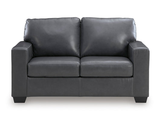 Bolsena Admiral Leather Loveseat - Rooms For Less Furniture Outlet