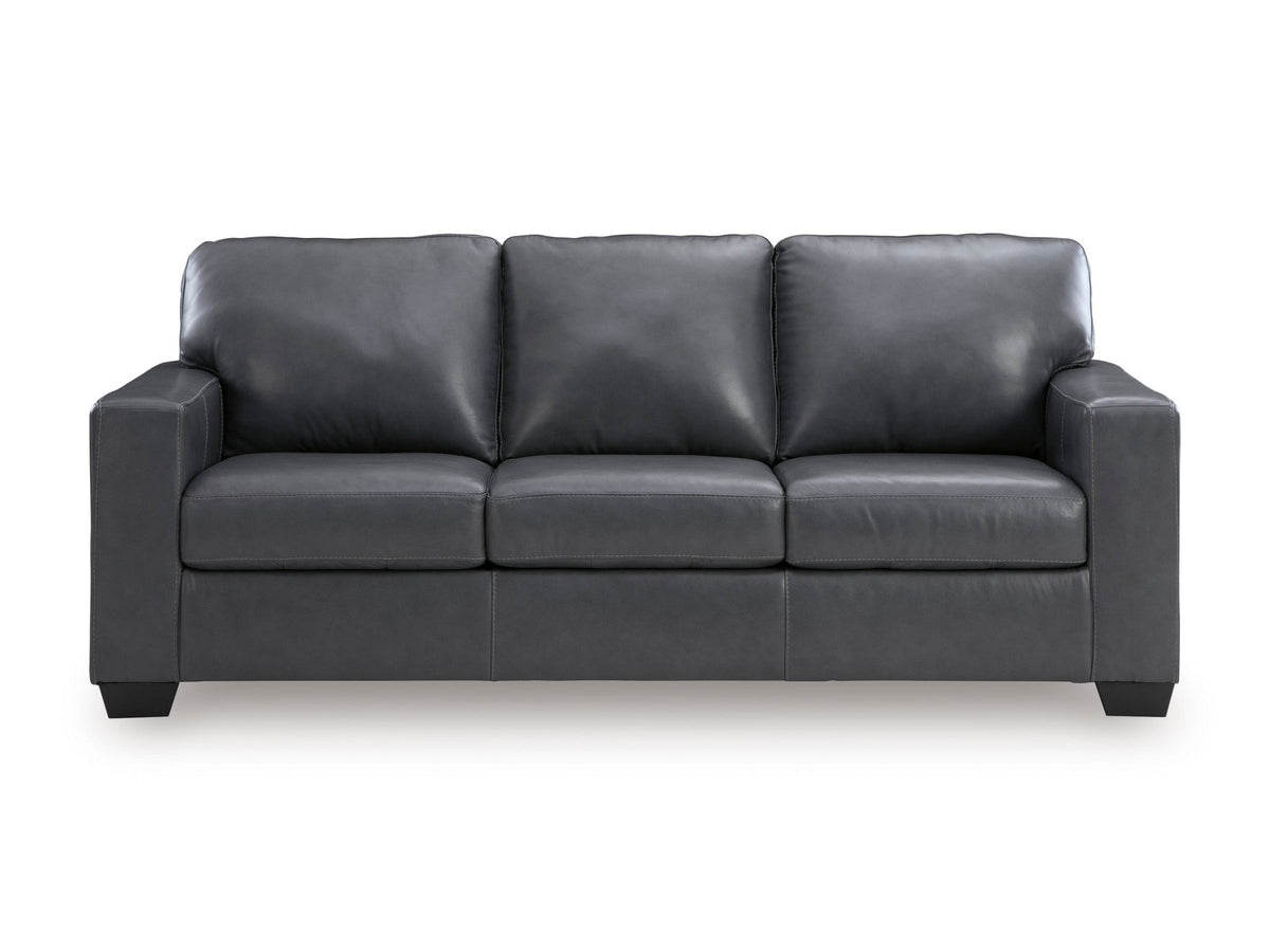 Bolsena Queen Admiral Leather Sofa Sleeper - Rooms For Less Furniture Outlet
