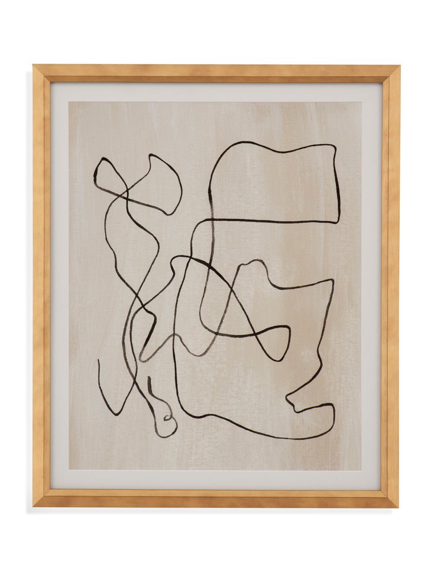 Bound I 20X24H Abstract Framed Under Glass - Rooms For Less Furniture Outlet