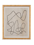 Bound II 20X24H Abstract Framed Under Glass - Rooms For Less Furniture Outlet