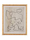 Bound IV 20X24H Abstract Framed Under Glass - Rooms For Less Furniture Outlet