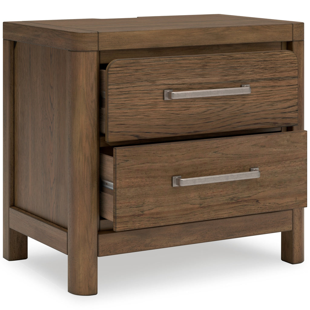 Cabalynn 29" 2 Drawer Charging Nightstand - Rooms For Less Furniture Outlet