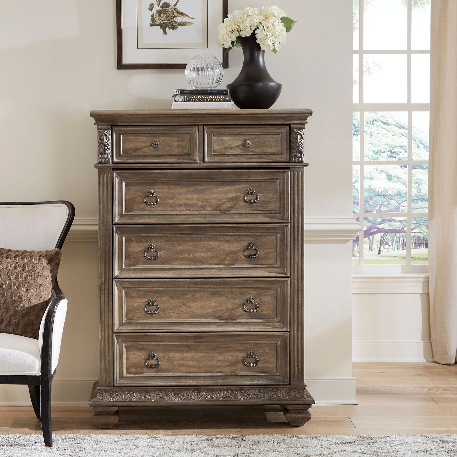 Carlisle Court 5 Drawer Chest - Rooms For Less Furniture Outlet