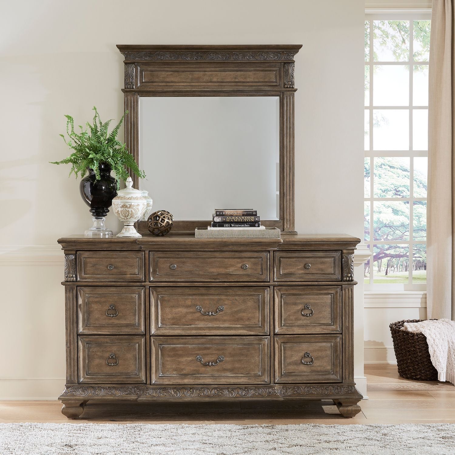 Carlisle Court 9 Drawer Dresser - Rooms For Less Furniture Outlet