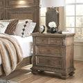 Carlisle Court Bedside Chest w/ Charging Station - Rooms For Less Furniture Outlet