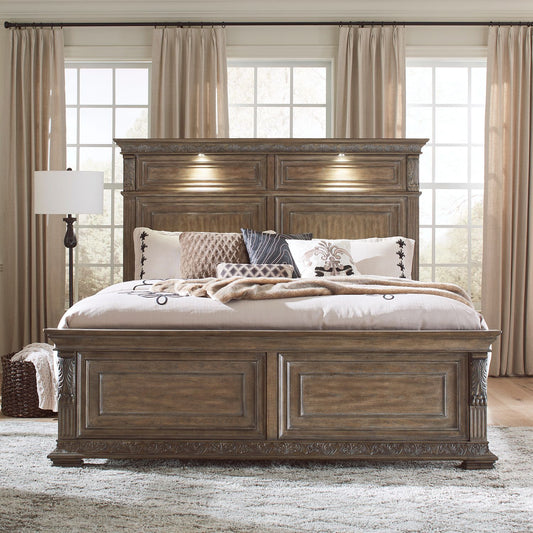 Carlisle Court King Panel Bed - Rooms For Less Furniture Outlet