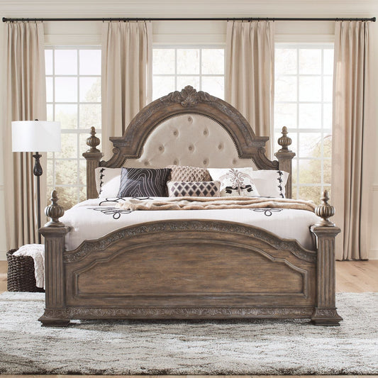 Carlisle Court King Poster Bed - Rooms For Less Furniture Outlet