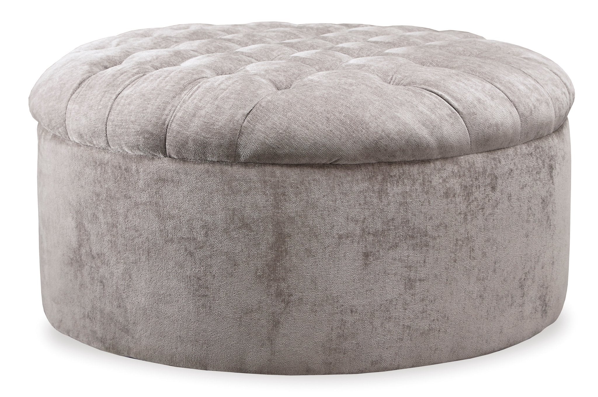 Carnaby Oversized Round Accent Ottoman - Rooms For Less Furniture Outlet