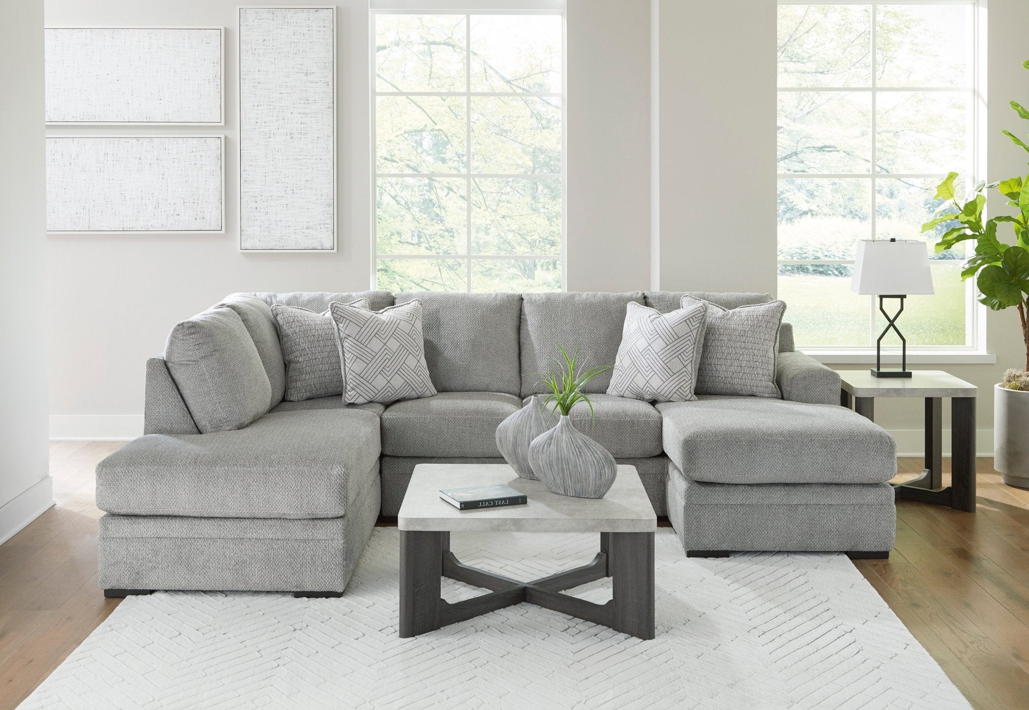 Casselbury 2 - Piece Sectional with Chaise - Rooms For Less Furniture Outlet