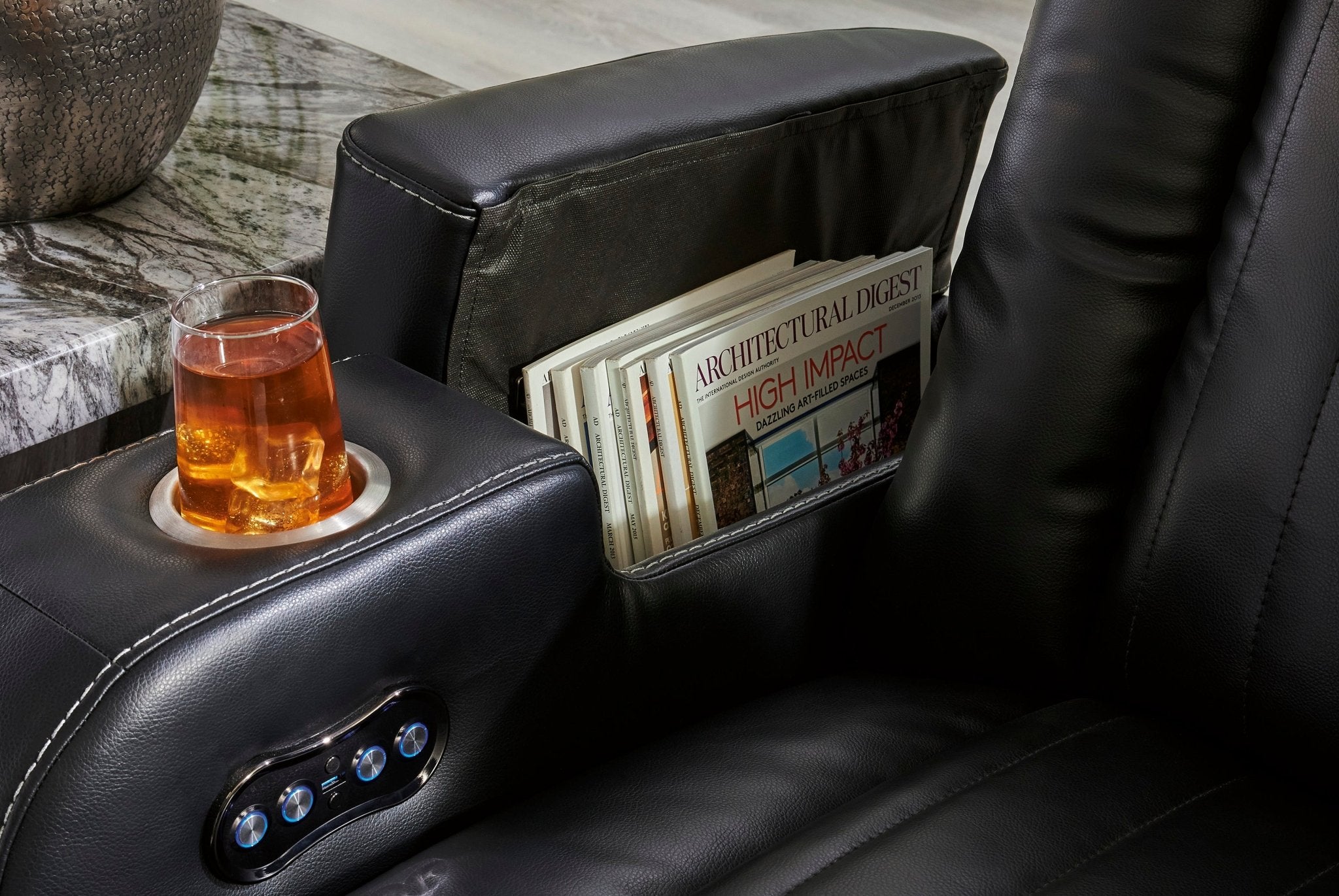 Caveman Den Dual Power Recliner - Rooms For Less Furniture Outlet
