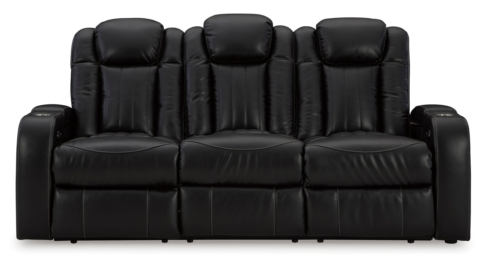 Caveman Den Dual Power Reclining Sofa & Loveseat - Rooms For Less Furniture Outlet