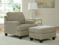 Cornet Pike Chair & Ottoman - Rooms For Less Furniture Outlet