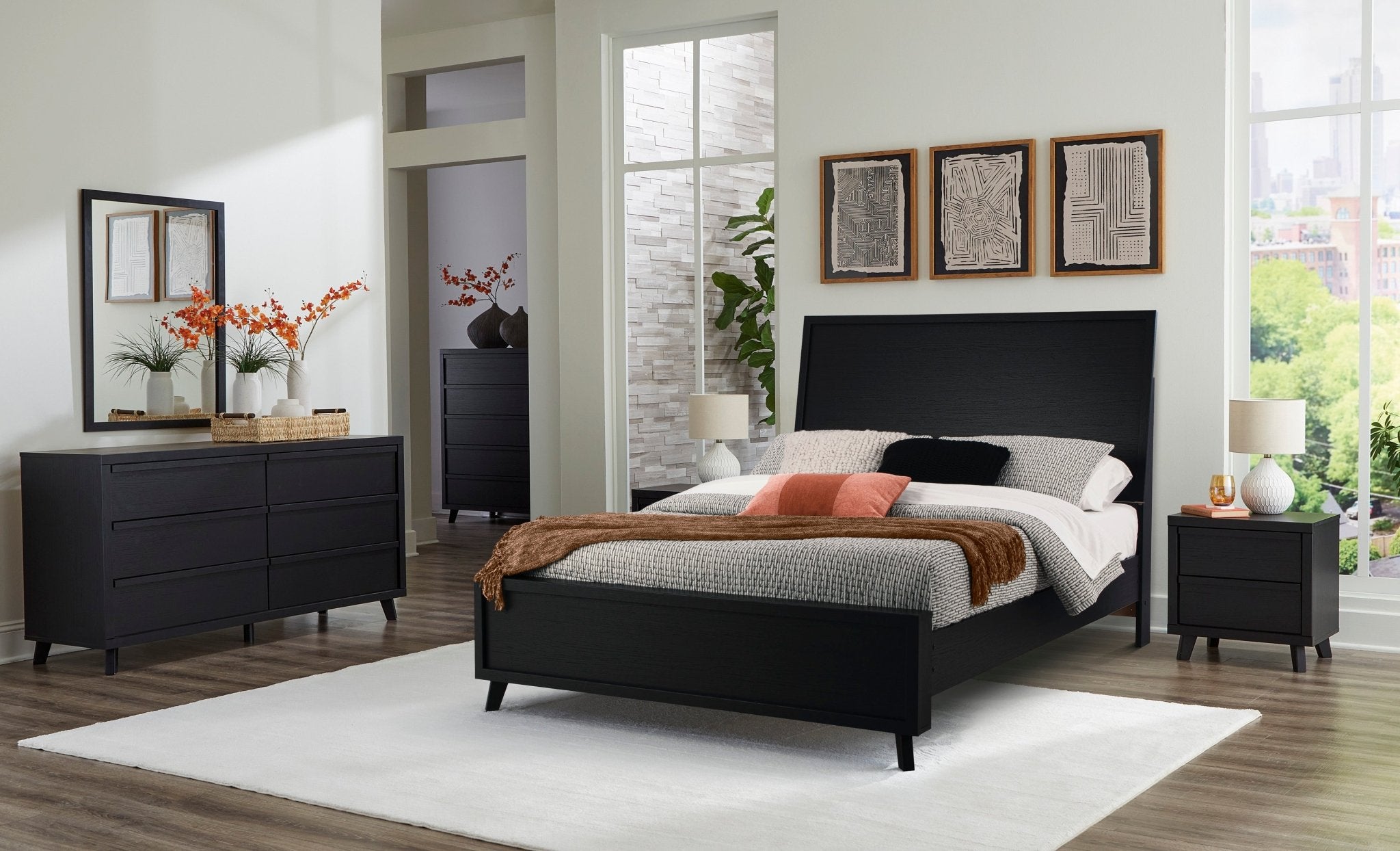 Danziar 22" 2 Drawer Charging Nightstand - Rooms For Less Furniture Outlet