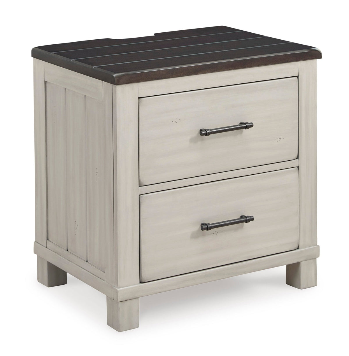 Darborn 26" 2 Drawer Charging Nightstand - Rooms For Less Furniture Outlet