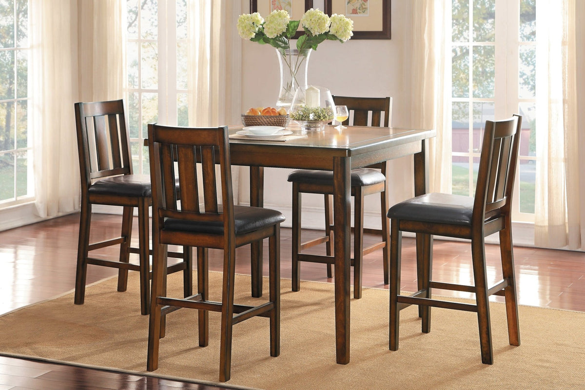 Delmar 5pc Counter Height Set - Rooms For Less Furniture Outlet
