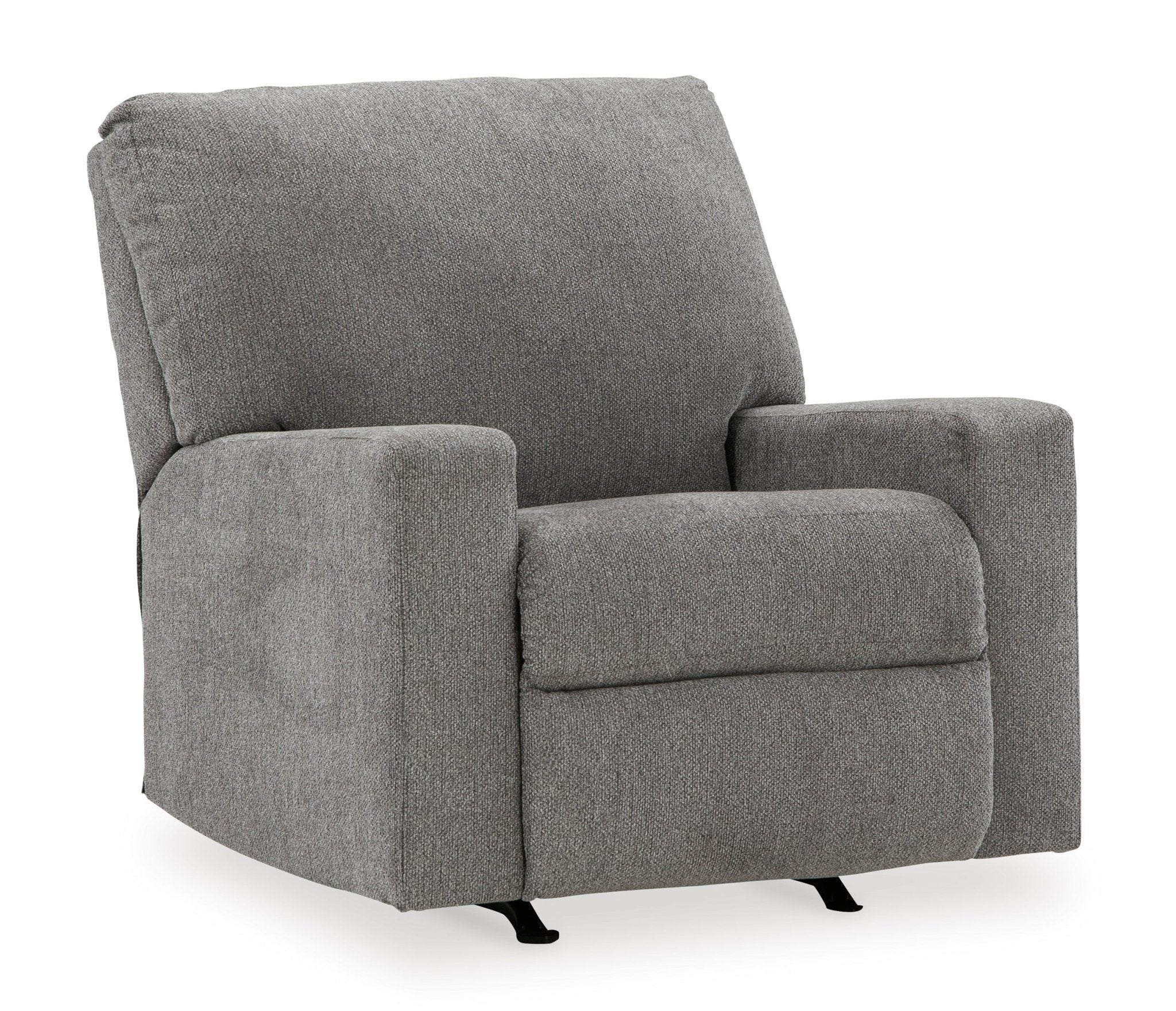 Deltona Graphite Manual Rocker Recliner - Rooms For Less Furniture Outlet