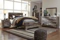 Derekson Queen Panel Bed, Dresser, Mirror & Nightstand - Rooms For Less Furniture Outlet