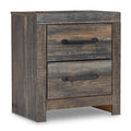 Drystan 22" 2 Drawer Charging Nightstand - Rooms For Less Furniture Outlet