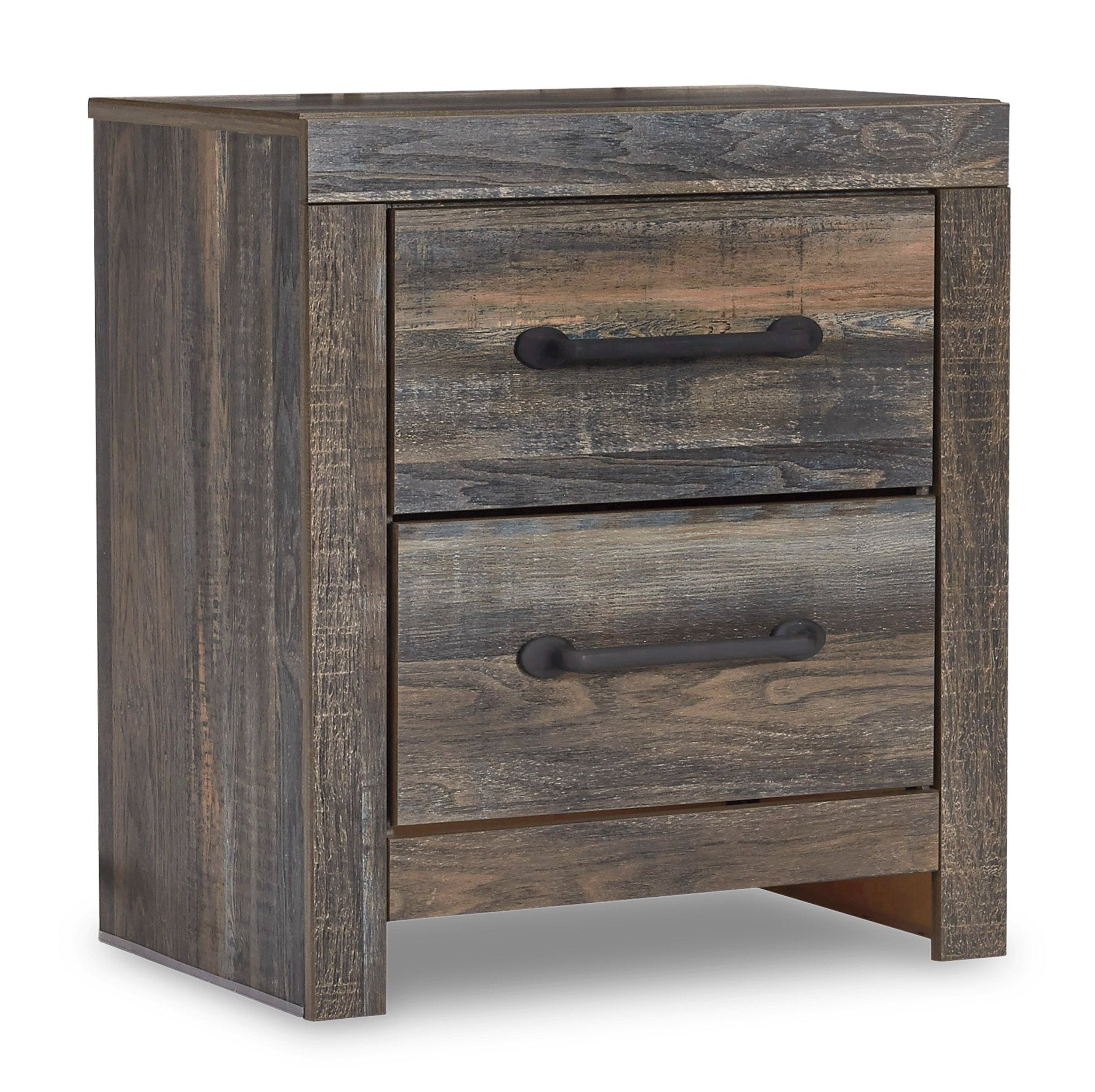 Drystan 22" 2 Drawer Charging Nightstand - Rooms For Less Furniture Outlet