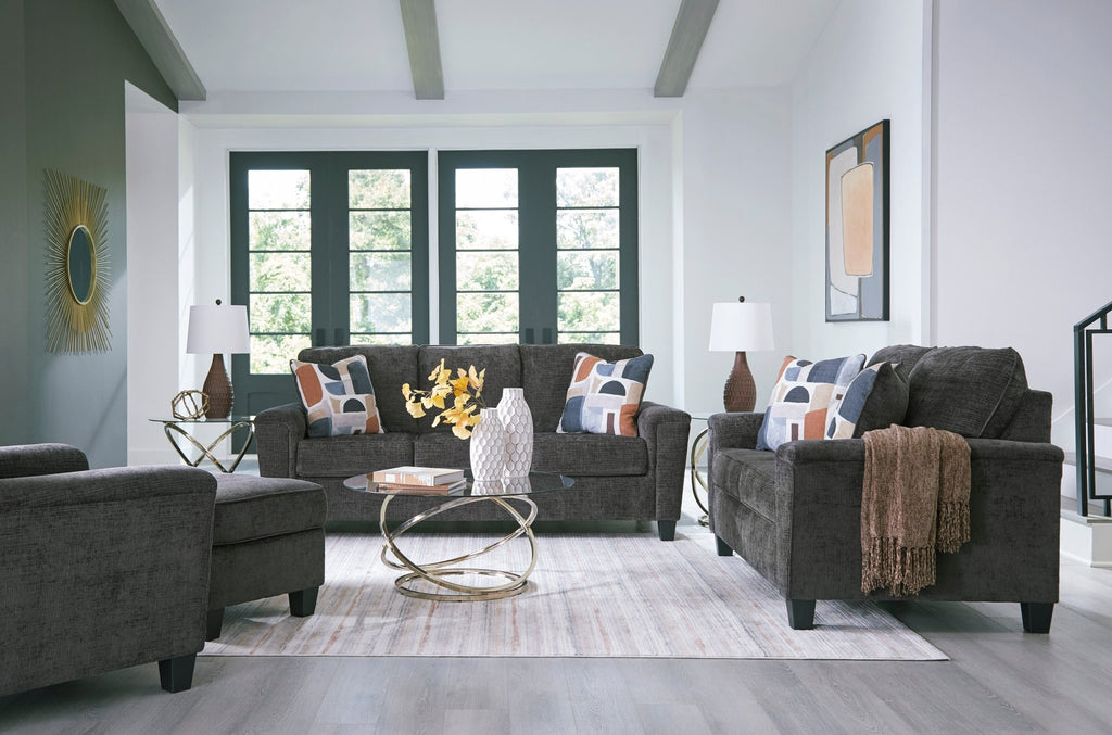 Erinslane Dusk Sofa & Loveseat - Rooms For Less Furniture Outlet