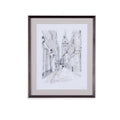 European City Sketch VI 24X29H Framed Under Glass - Rooms For Less Furniture Outlet
