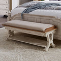 Farmhouse Reimagined Bed Bench - Rooms For Less Furniture Outlet