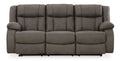 First Base Reclining Sofa - Rooms For Less Furniture Outlet