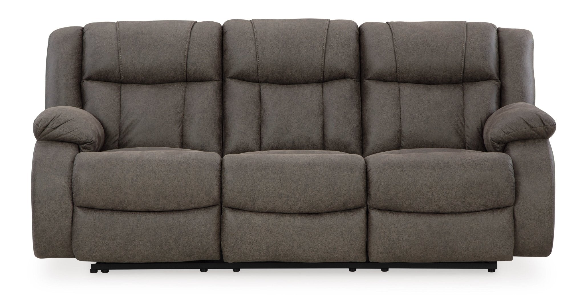 First Base Reclining Sofa - Rooms For Less Furniture Outlet