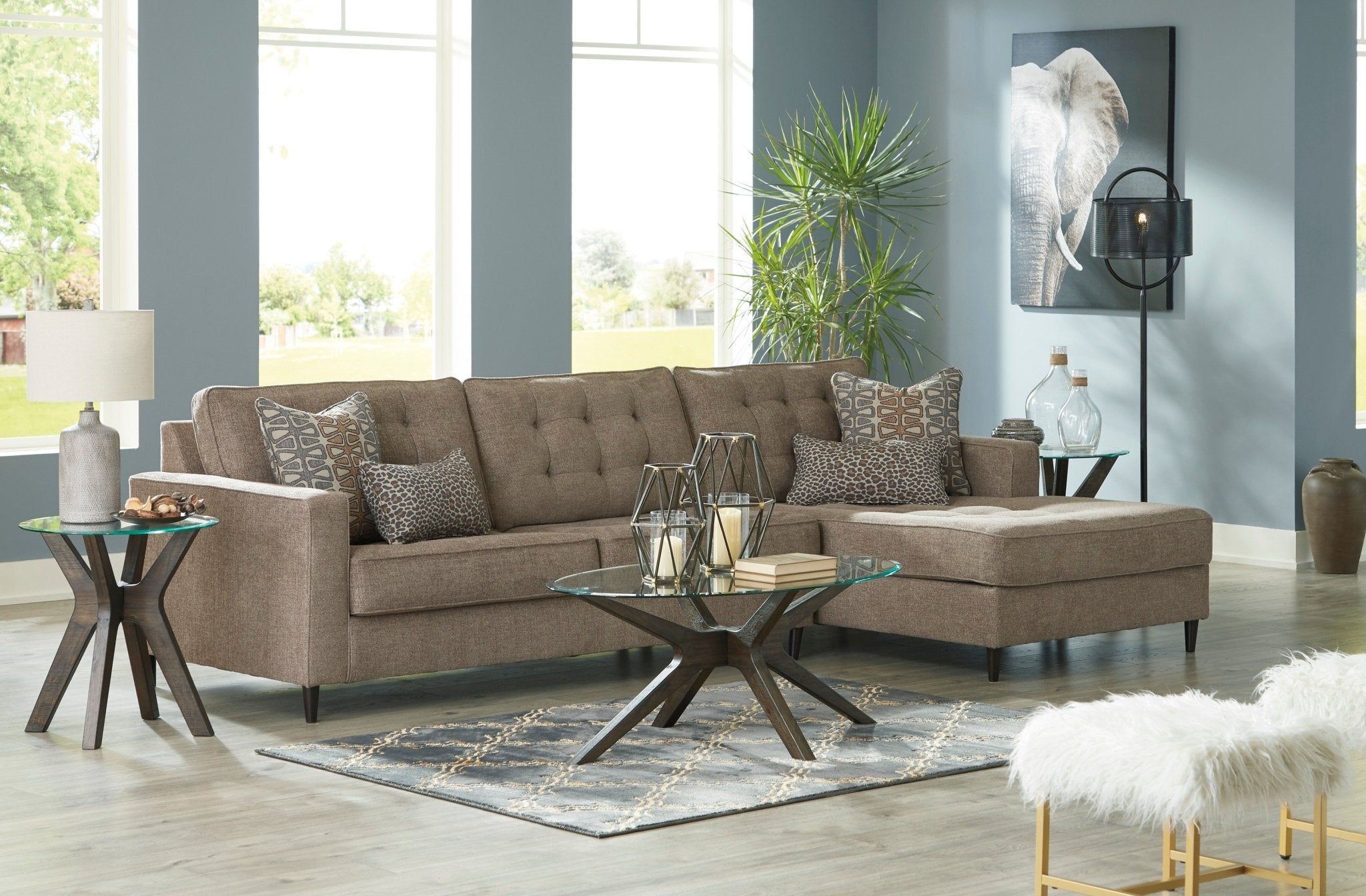 Flintshire 2 - Piece Sectional with Chaise - Rooms For Less Furniture Outlet