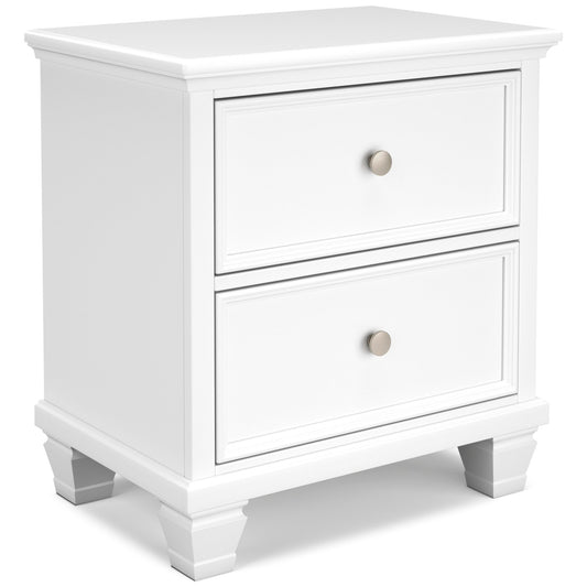 Fortman 25" 2 Drawer Nightstand - Rooms For Less Furniture Outlet