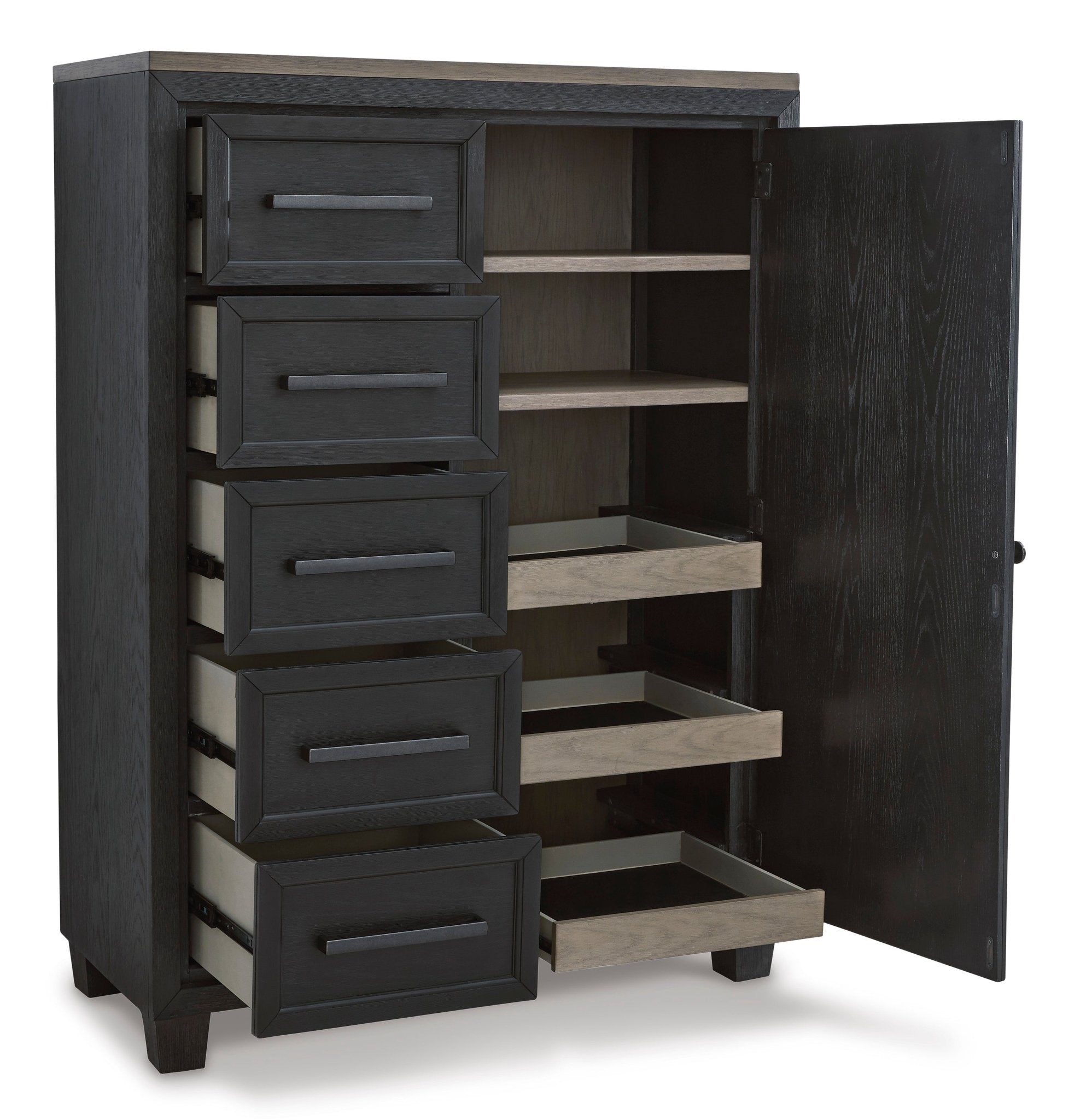 Foyland 5 Drawer Door Chest - Rooms For Less Furniture Outlet