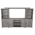 Goose Grey Solid Wood Wall Unit - Rooms For Less Furniture Outlet