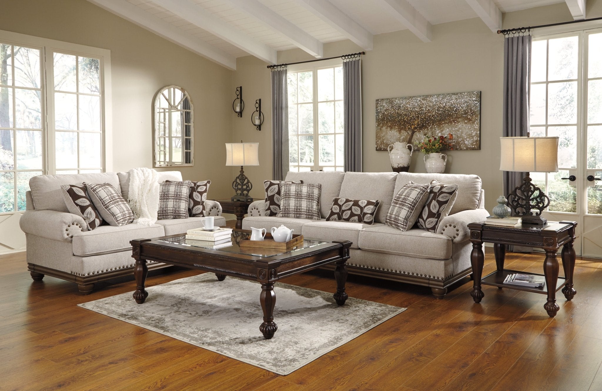 Harleson Sofa and Loveseat - Rooms For Less Furniture Outlet