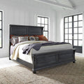 Harvest Home King Panel Bed - Rooms For Less Furniture Outlet