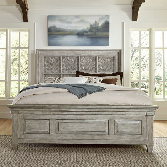 Heartland Decorative King Panel Bed - Rooms For Less Furniture Outlet