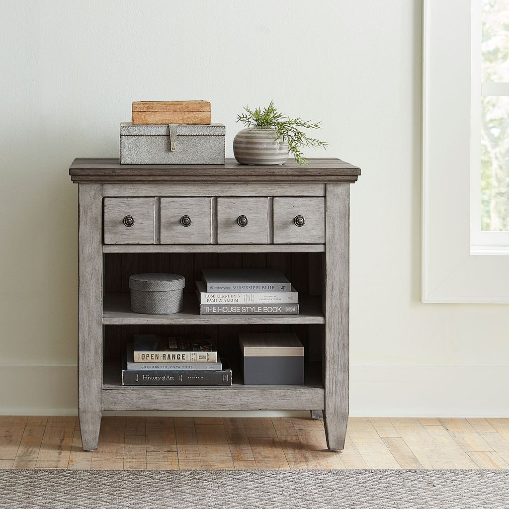 Heartland Queen Panel Bed, Dresser & Mirror, Night Stand - Rooms For Less Furniture Outlet