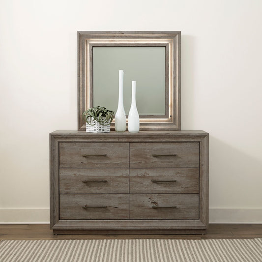 Horizons 6 Drawer Dresser - Rooms For Less Furniture Outlet