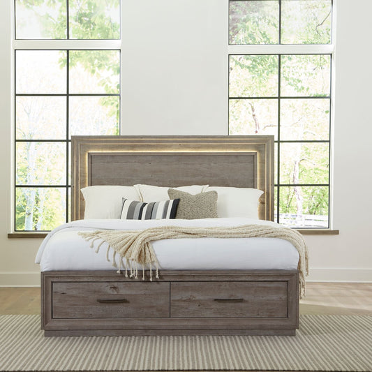 Horizons King Storage Bed - Rooms For Less Furniture Outlet