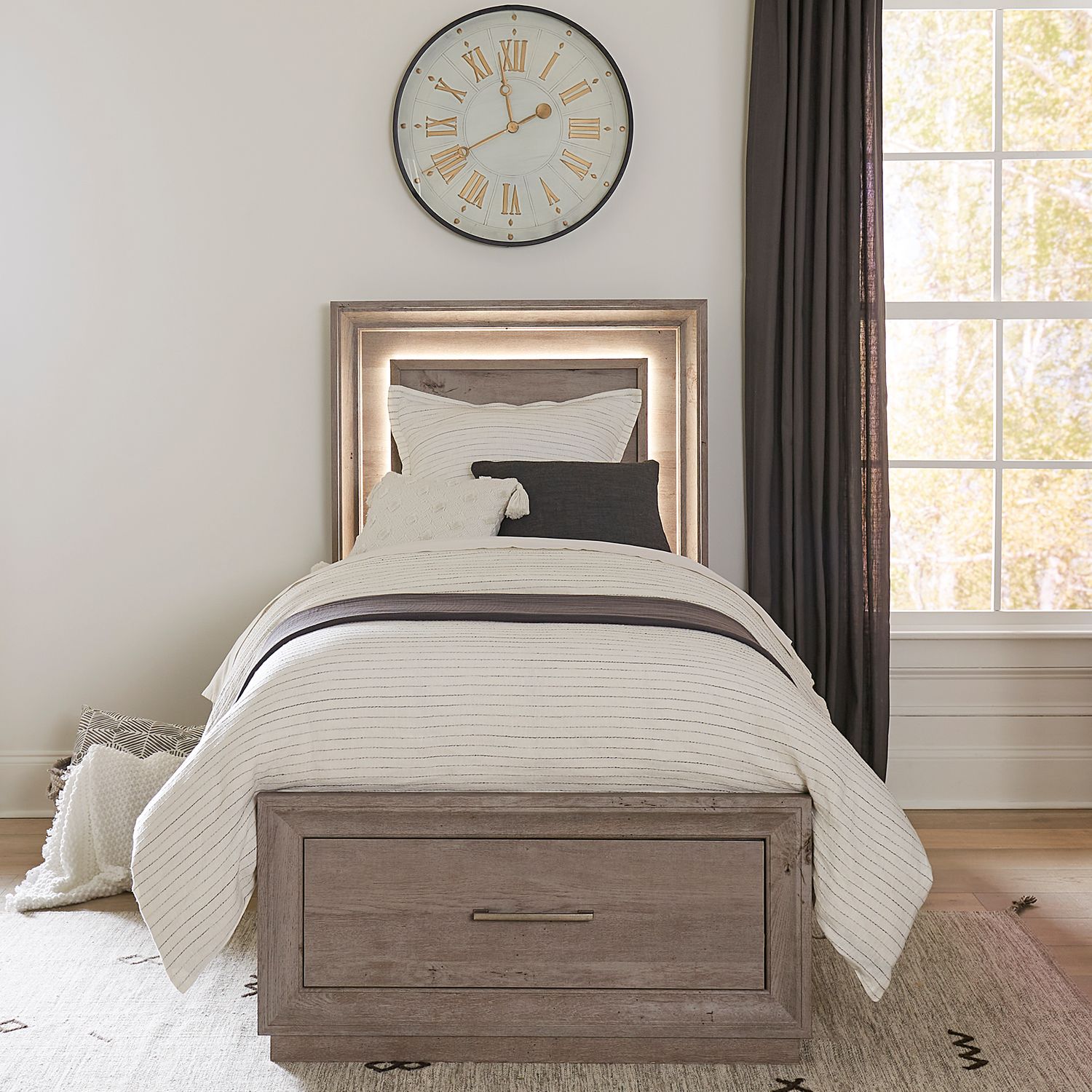 Horizons Twin Storage Bed - Rooms For Less Furniture Outlet