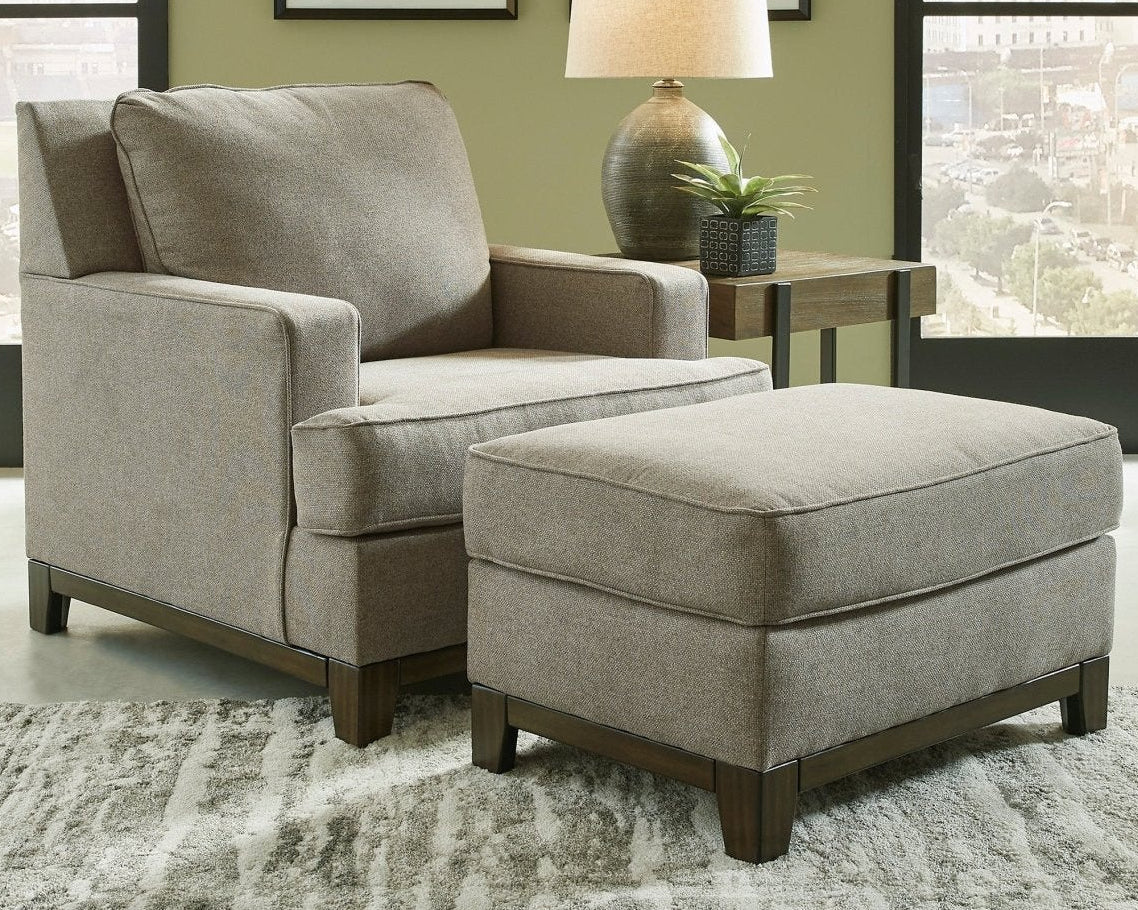 Kaywood Chair & Ottoman - Rooms For Less Furniture Outlet